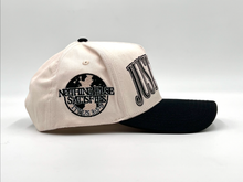 Load image into Gallery viewer, ‘JUST JESUS’ Premium SnapBack - Cream/Black
