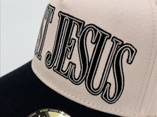 Load image into Gallery viewer, ‘JUST JESUS’ Premium SnapBack - Cream/Black
