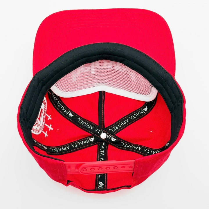 Beloved Child of God Unstructured SnapBack - Red - Malta Apparel