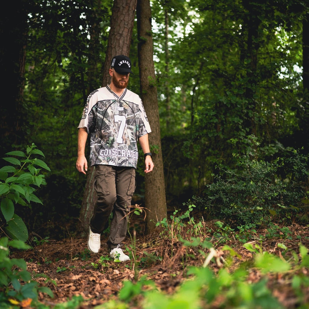 CONSECRATED Jersey - Cream/Woodland Camo (Oversized Fit) - Malta Apparel