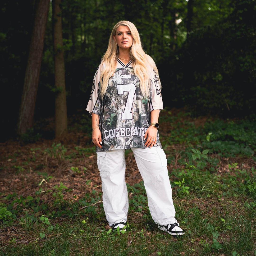 CONSECRATED Jersey - Cream/Woodland Camo (Oversized Fit) - Malta Apparel