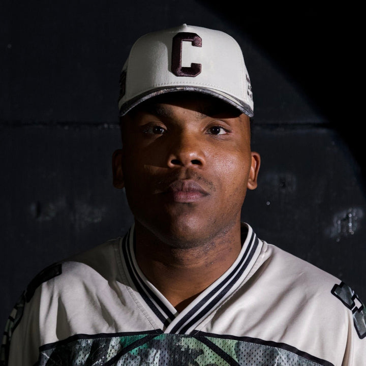 CONSECRATED Premium SnapBack (Structured) - Cream/Malta Woodland Camo - Malta Apparel