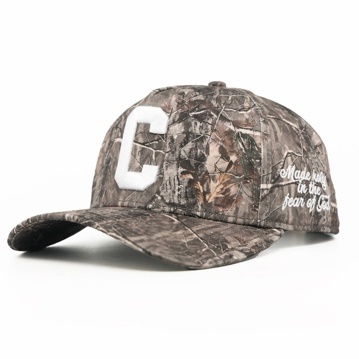 CONSECRATED Premium SnapBack (Structured) - Malta Woodland Camo - Malta Apparel