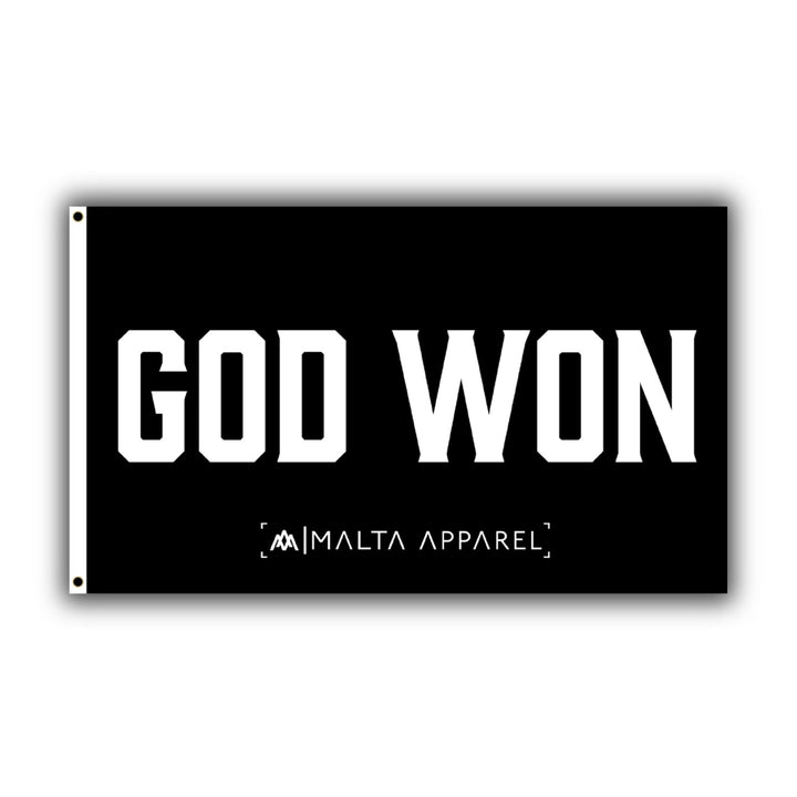 ‘God Won’ Flag - Malta Apparel