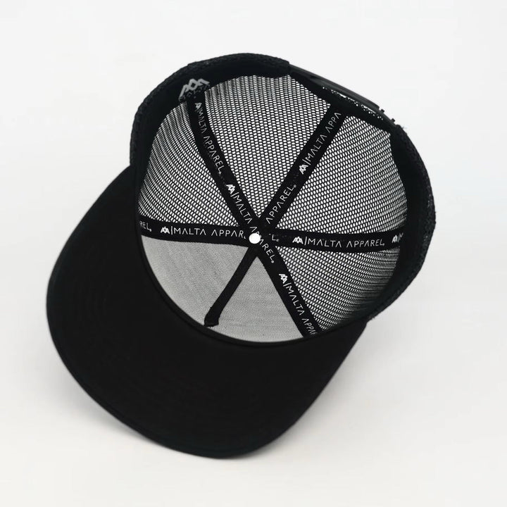 God Won Trucker Hat - Blackout - Malta Apparel