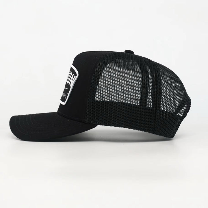 God Won Trucker Hat - Blackout - Malta Apparel