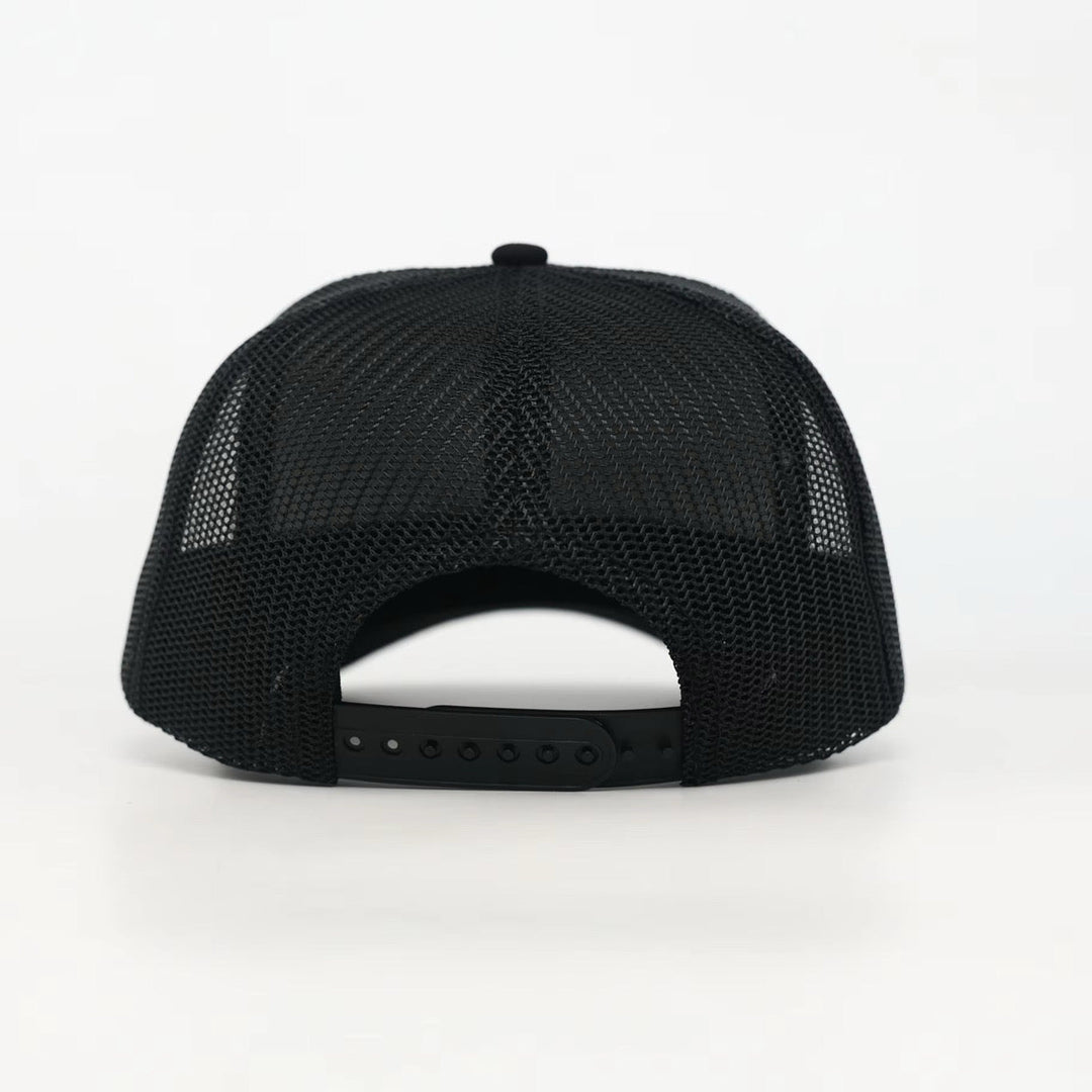 God Won Trucker Hat - Blackout - Malta Apparel