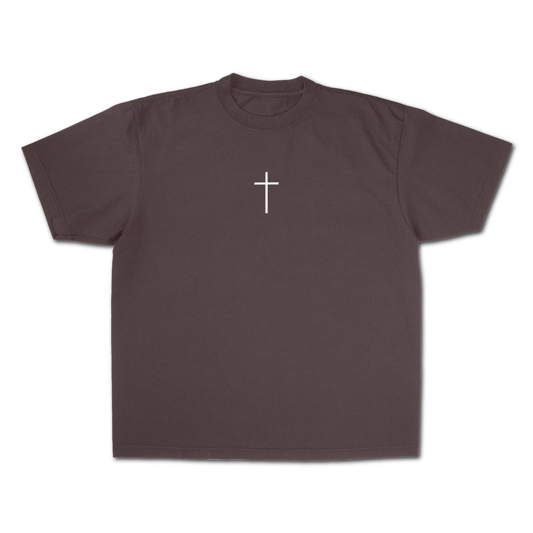 Jesus Saved My Life PUFF PRINT - Chocolate - Malta Apparel