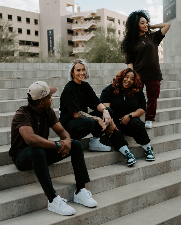 Jesus Saved My Life PUFF PRINT - Chocolate - Malta Apparel