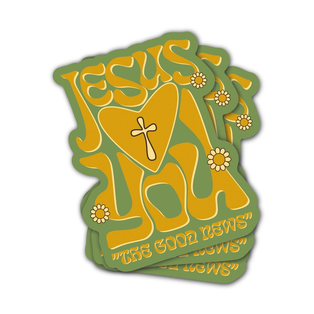 Jesus ❤️ You Stickers - Malta Apparel