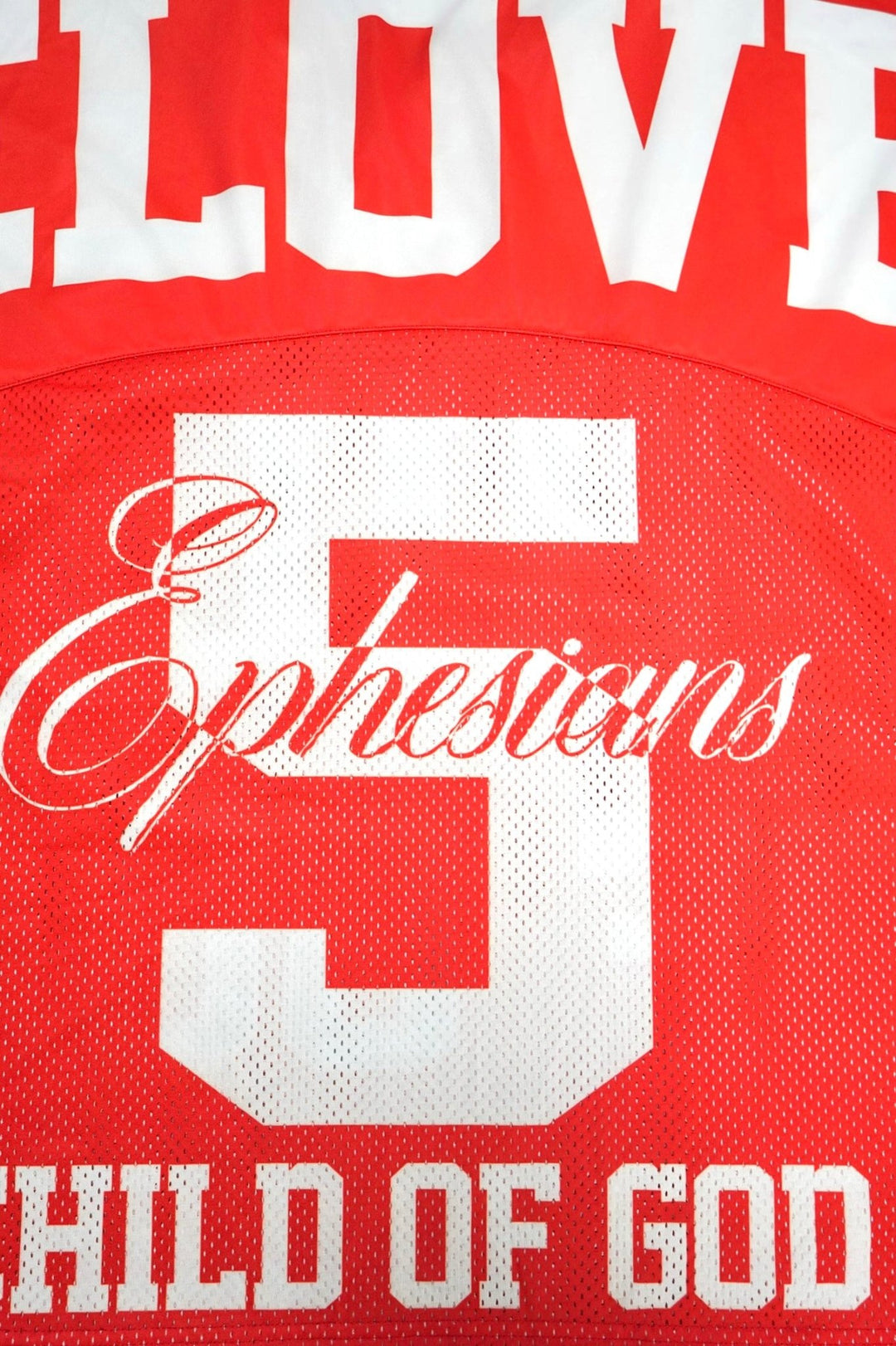 [PRE - ORDER - SHIPS APRIL 17TH] BELOVED CHILD OF GOD Jersey - Red (Oversized) - Malta Apparel