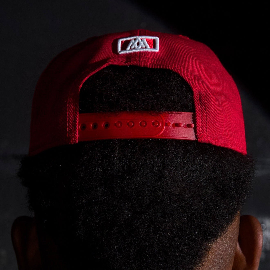 [PRE - ORDER - SHIPS DECEMBER 10TH] ‘7’ Premium Wool Blend SnapBack - Red/White - Malta Apparel