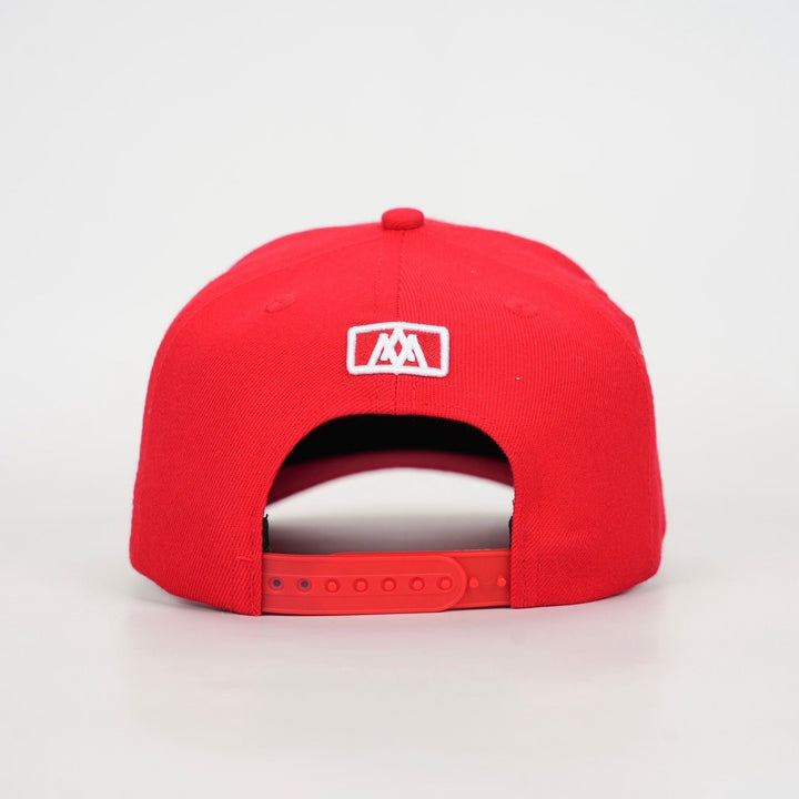 [PRE - ORDER - SHIPS DECEMBER 10TH] ‘7’ Premium Wool Blend SnapBack - Red/White - Malta Apparel