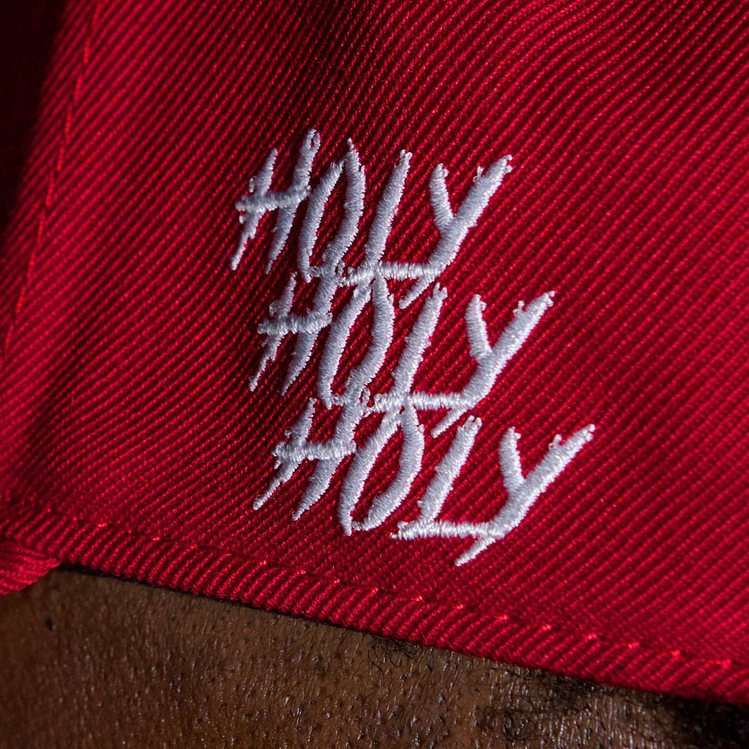 [PRE - ORDER - SHIPS DECEMBER 10TH] ‘7’ Premium Wool Blend SnapBack - Red/White - Malta Apparel