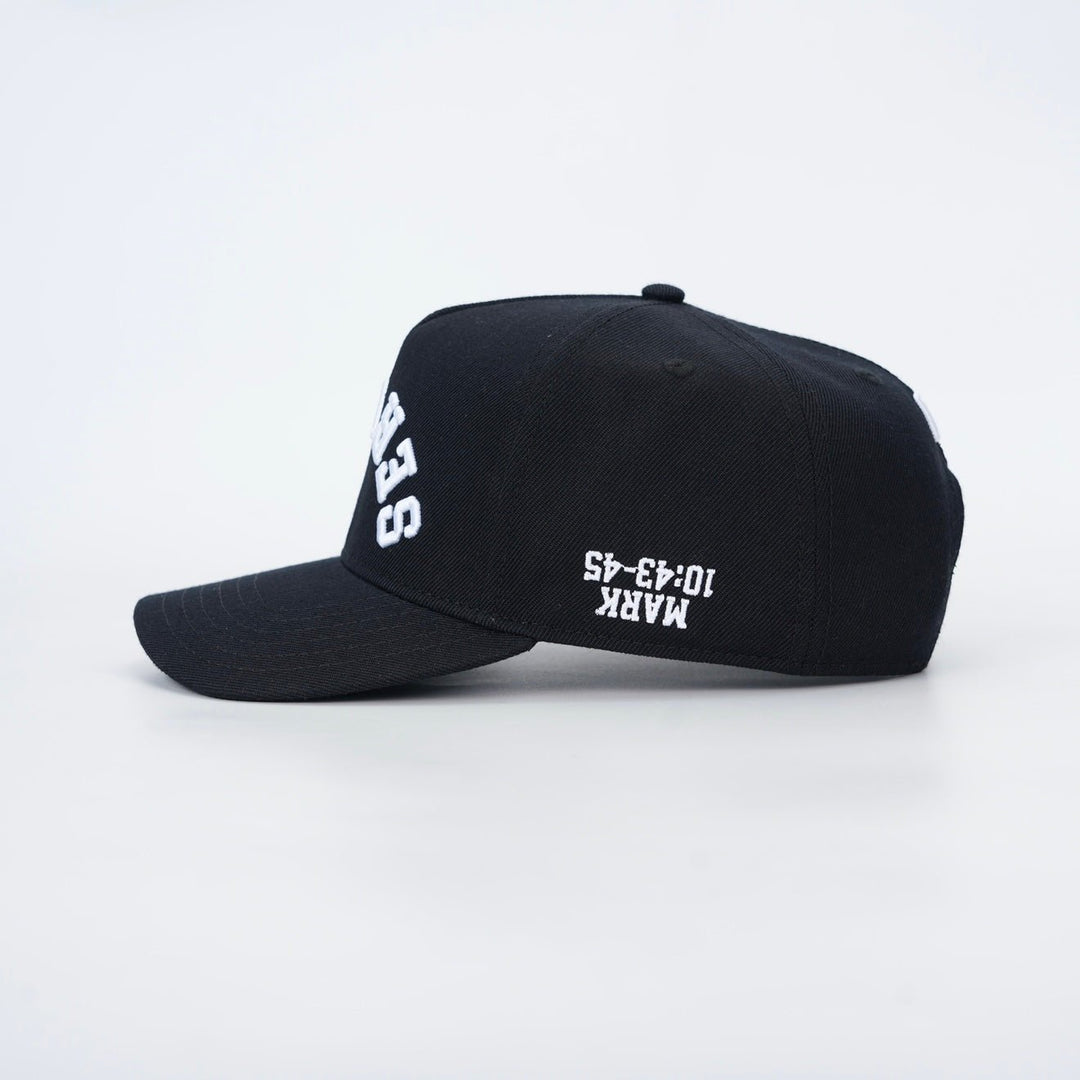 [PRE - ORDER - SHIPS DECEMBER 10TH] ‘SERVANT’ Premium Wool Blend SnapBack - Black/White - Malta Apparel