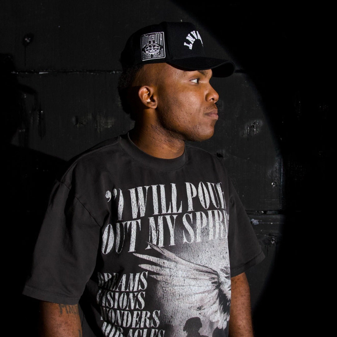 [PRE - ORDER - SHIPS DECEMBER 10TH] ‘SERVANT’ Premium Wool Blend SnapBack - Black/White - Malta Apparel