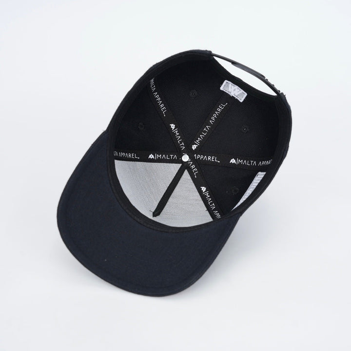 [PRE - ORDER - SHIPS DECEMBER 10TH] ‘SERVANT’ Premium Wool Blend SnapBack - Black/White - Malta Apparel