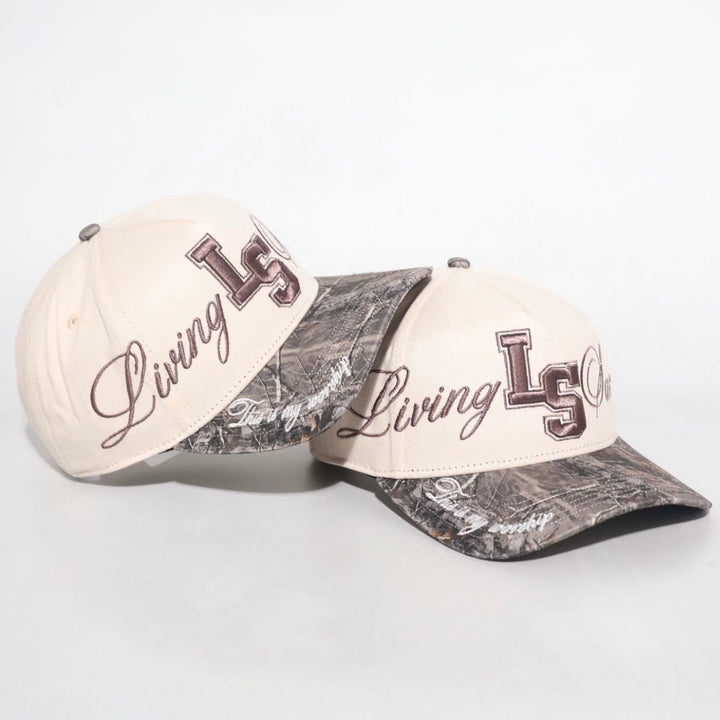 [PRE-ORDER - SHIPS END OF JUNE] Living Sacrifice Exclusive SnapBack - Cream/Malta Woodland Camo - Malta Apparel
