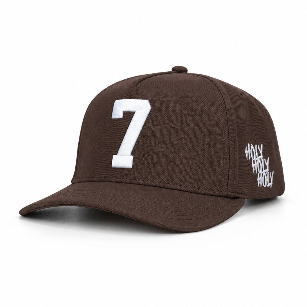 [PRE-ORDER - SHIPS END OF OCTOBER] ‘7’ Premium SnapBack - Mocha - Malta Apparel