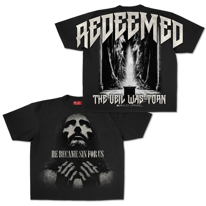 [PRE - ORDER - SHIPS FEBRUARY 18TH] Redeemed Graphic Tee (Oversized Fit) - Malta Apparel