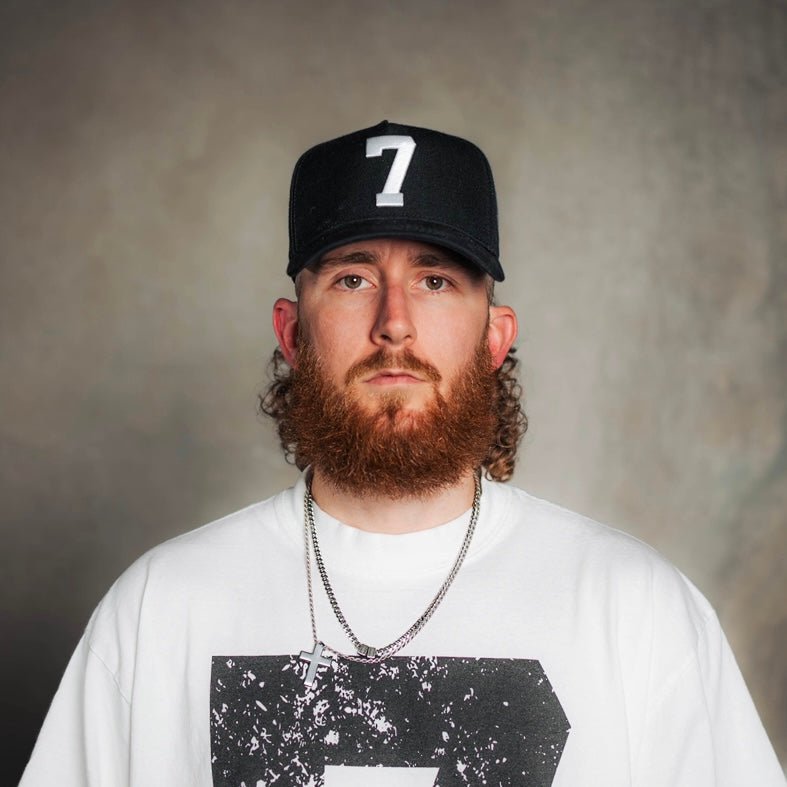 [🚨PRE - ORDER - SHIPS JANUARY 16TH🚨] ‘7’ Premium Wool Blend SnapBack - Black/White - Malta Apparel