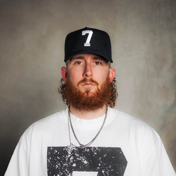 [🚨PRE - ORDER - SHIPS JANUARY 16TH🚨] ‘7’ Premium Wool Blend SnapBack - Black/White - Malta Apparel