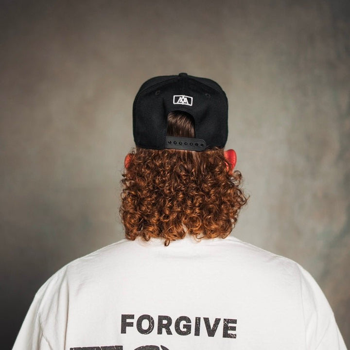 [🚨PRE - ORDER - SHIPS JANUARY 16TH🚨] ‘7’ Premium Wool Blend SnapBack - Black/White - Malta Apparel