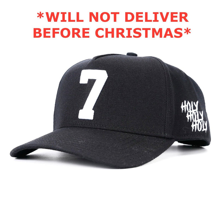 [🚨PRE - ORDER - SHIPS JANUARY 16TH🚨] ‘7’ Premium Wool Blend SnapBack - Black/White - Malta Apparel