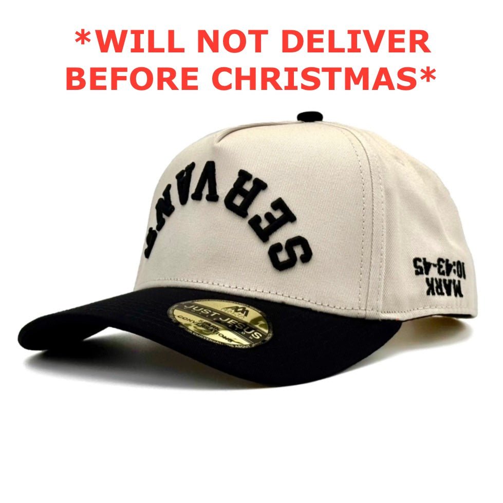 [🚨PRE - ORDER - SHIPS JANUARY 16TH🚨] ‘SERVANT’ Premium SnapBack - Cream/Black - Malta Apparel