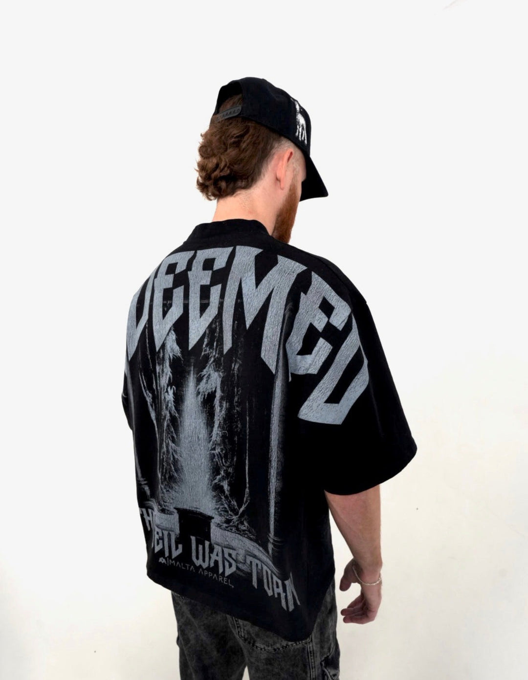 [PRE - ORDER - SHIPS MARCH 23RD] Redeemed Graphic Tee (Oversized Fit) - Malta Apparel
