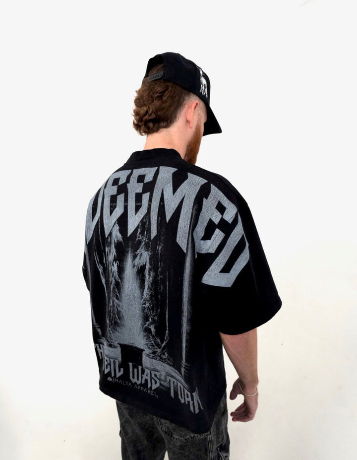 [PRE - ORDER - SHIPS MARCH 23RD] Redeemed Graphic Tee (Oversized Fit) - Malta Apparel