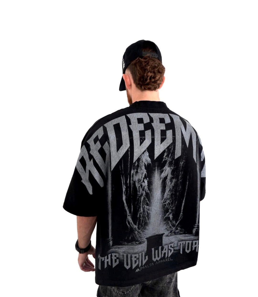 [PRE - ORDER - SHIPS MARCH 23RD] Redeemed Graphic Tee (Oversized Fit) - Malta Apparel