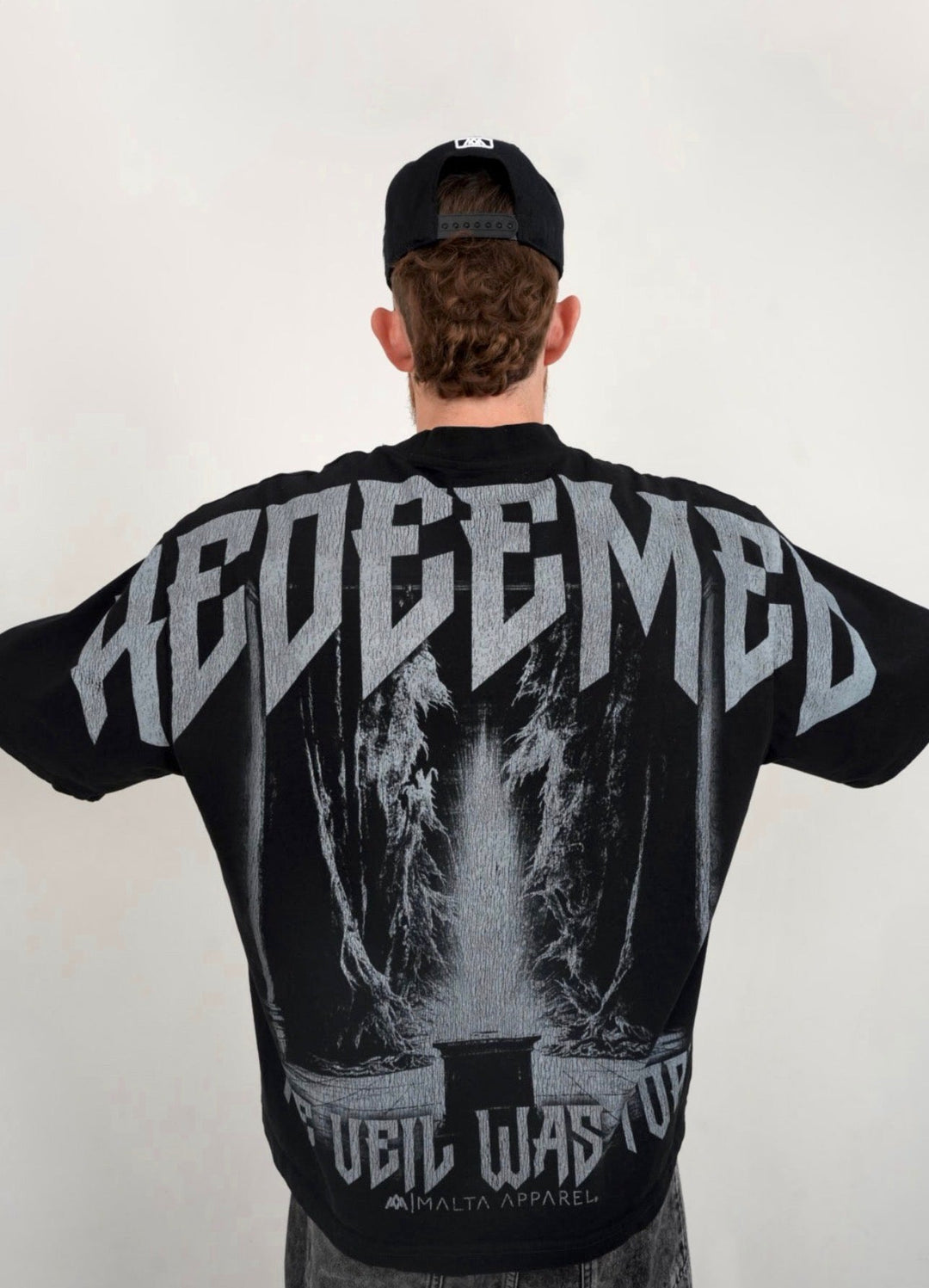 [PRE - ORDER - SHIPS MARCH 23RD] Redeemed Graphic Tee (Oversized Fit) - Malta Apparel