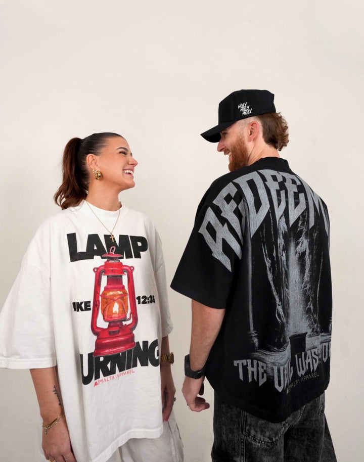 [PRE - ORDER - SHIPS MARCH 23RD] Redeemed Graphic Tee (Oversized Fit) - Malta Apparel