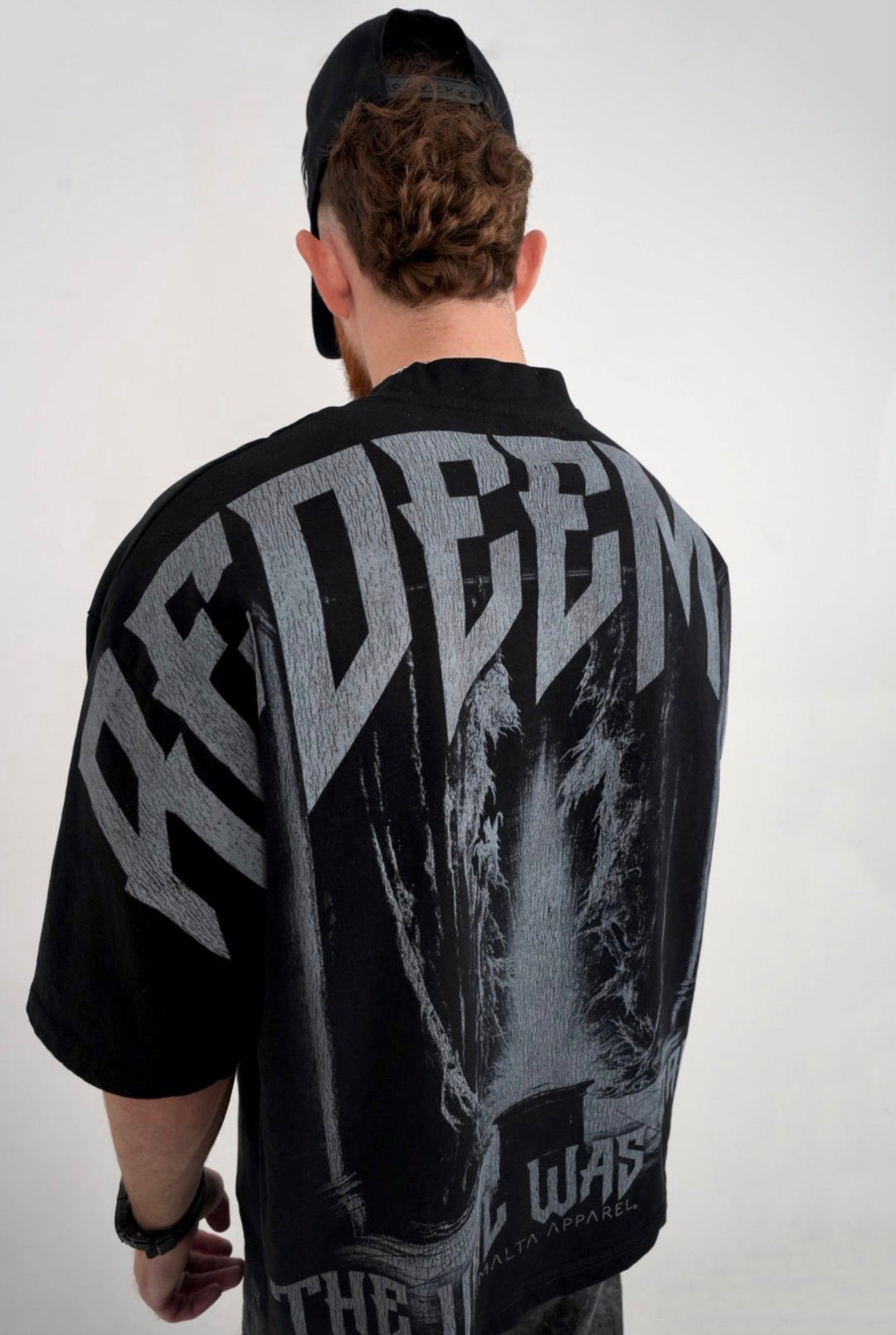 [PRE - ORDER - SHIPS MARCH 23RD] Redeemed Graphic Tee (Oversized Fit) - Malta Apparel
