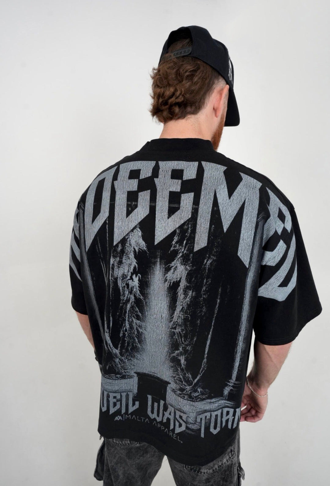 [PRE - ORDER - SHIPS MARCH 23RD] Redeemed Graphic Tee (Oversized Fit) - Malta Apparel