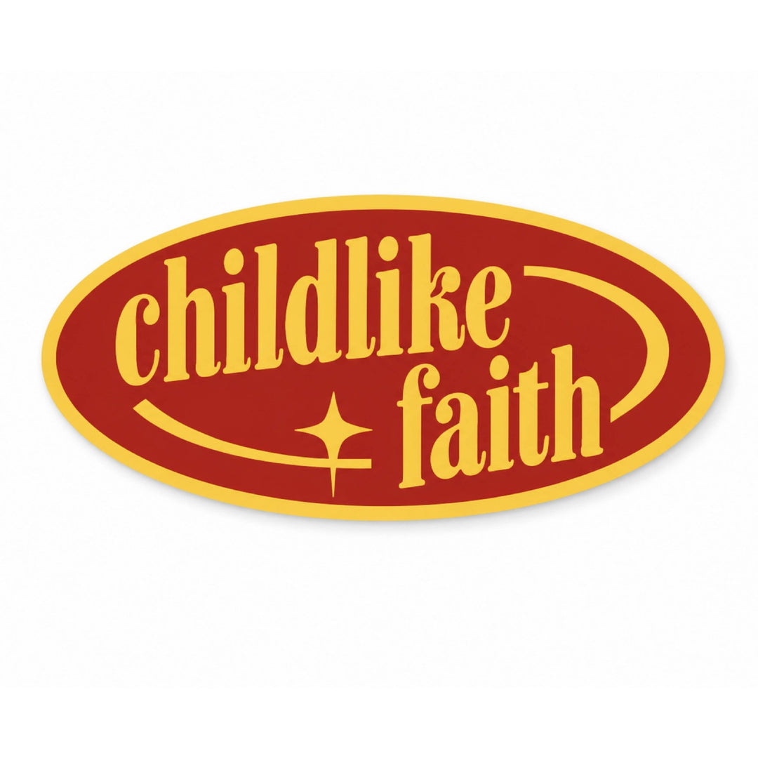 [PRE-ORDER - SHIPS MID-SEPTEMBER] Childlike Faith Sticker - Malta Apparel