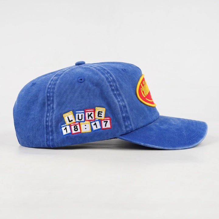 [PRE-ORDER - SHIPS MID-SEPTEMBER] Childlike Faith Unstructured SnapBack - Blue - Malta Apparel