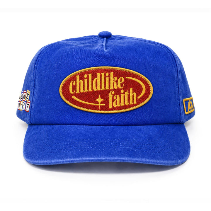 [PRE-ORDER - SHIPS MID-SEPTEMBER] Childlike Faith Unstructured SnapBack - Blue - Malta Apparel