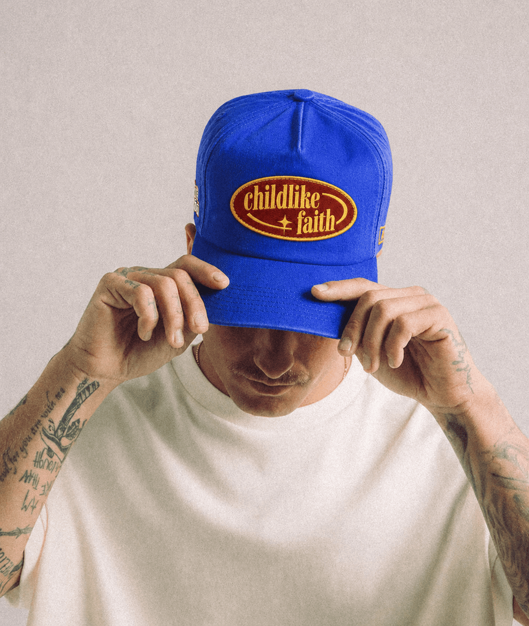 [PRE-ORDER - SHIPS MID-SEPTEMBER] Childlike Faith Unstructured SnapBack - Blue - Malta Apparel
