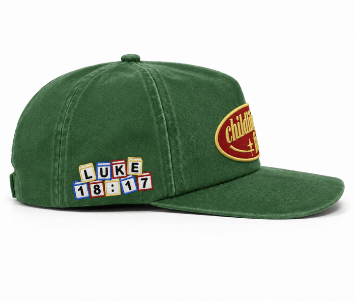 [PRE-ORDER - SHIPS MID-SEPTEMBER] Childlike Faith Unstructured SnapBack - Green - Malta Apparel