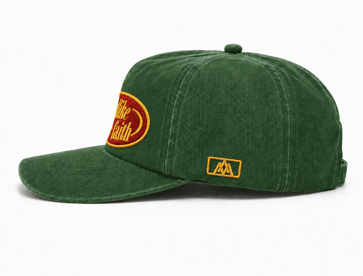[PRE-ORDER - SHIPS MID-SEPTEMBER] Childlike Faith Unstructured SnapBack - Green - Malta Apparel