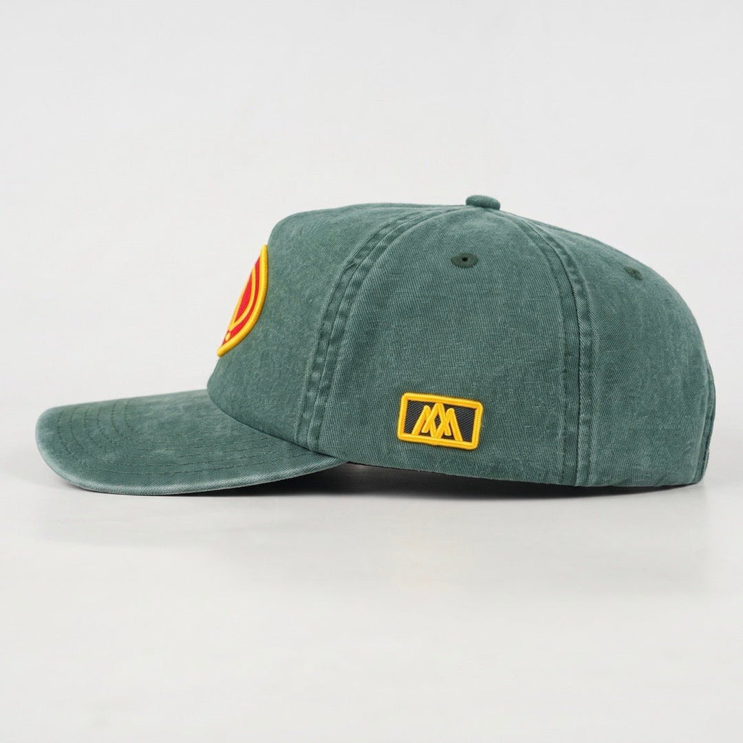 [PRE-ORDER - SHIPS MID-SEPTEMBER] Childlike Faith Unstructured SnapBack - Green - Malta Apparel