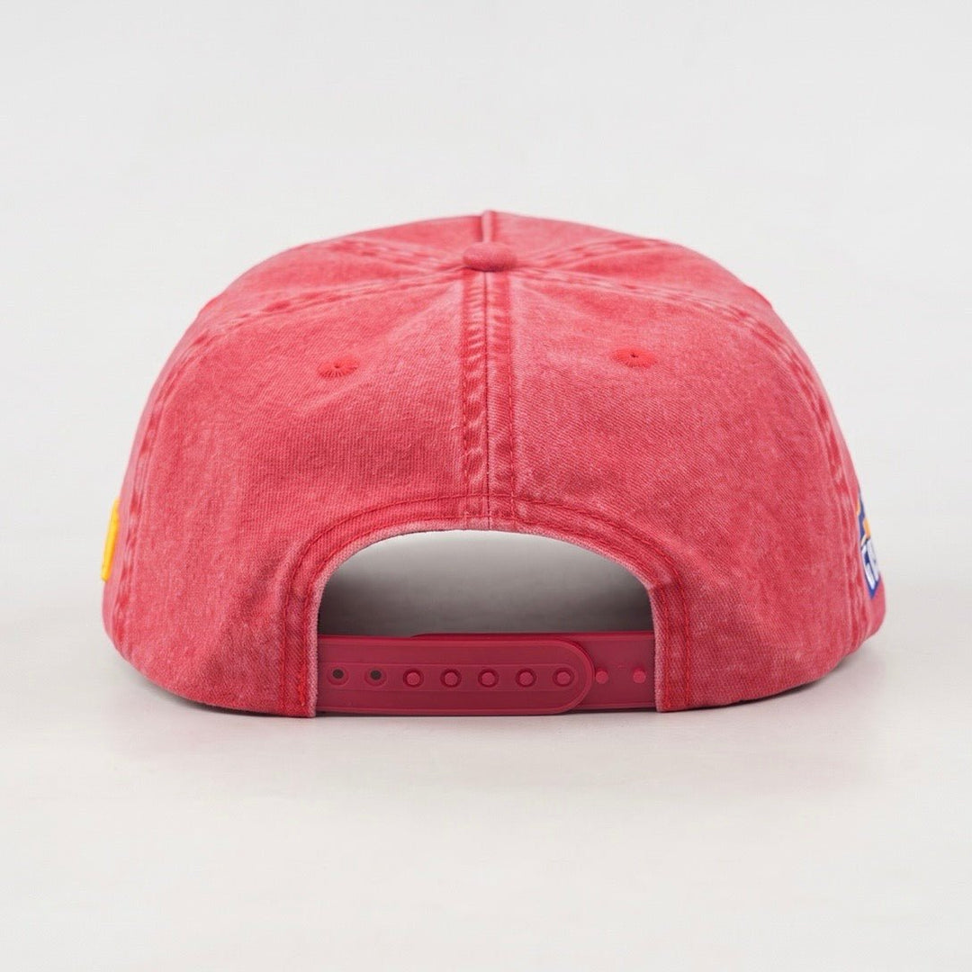 [PRE-ORDER - SHIPS MID-SEPTEMBER] Childlike Faith Unstructured SnapBack - Red - Malta Apparel