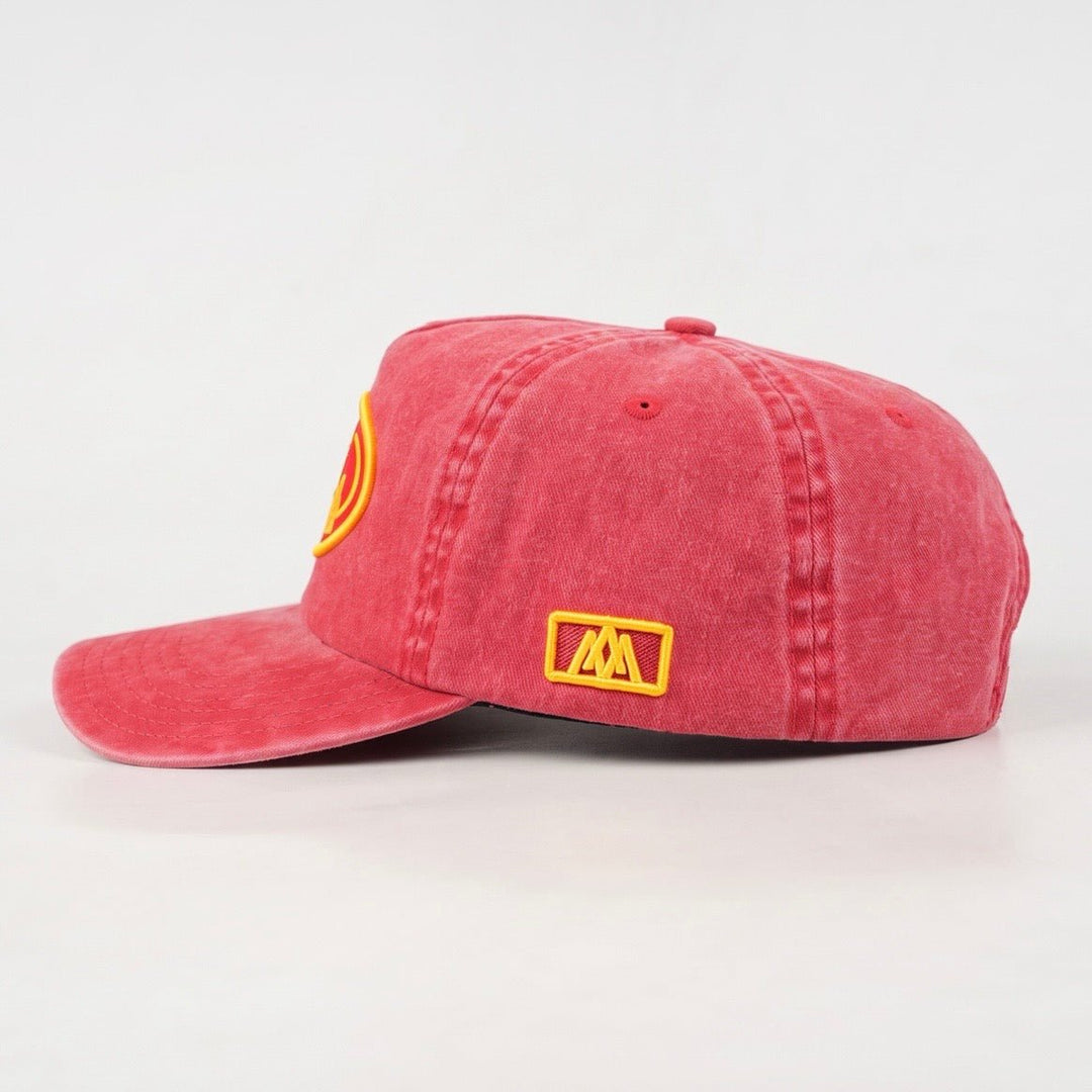 [PRE-ORDER - SHIPS MID-SEPTEMBER] Childlike Faith Unstructured SnapBack - Red - Malta Apparel