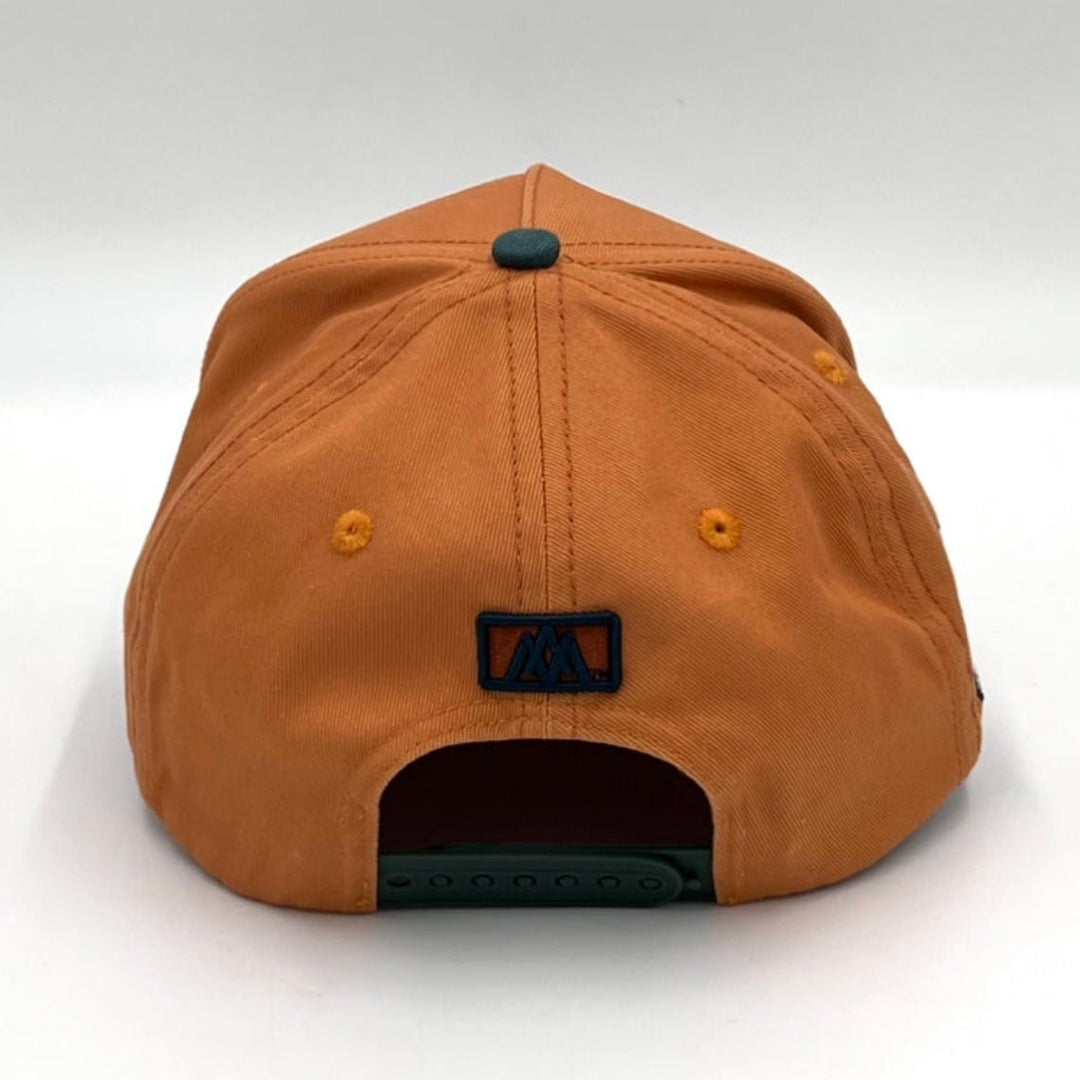 ‘Yahweh’ Premium Cotton SnapBack - Copper/Teal - Malta Apparel