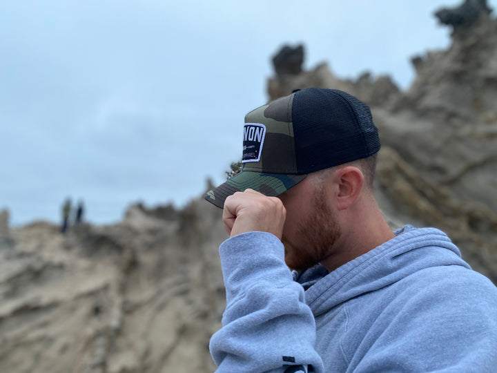 [PRE-ORDER - SHIPS OCTOBER 6TH] God Won Trucker Hat - Camo