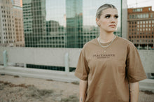 Load image into Gallery viewer, ‘PEACEMAKER’ Tee - Toasted Coconut
