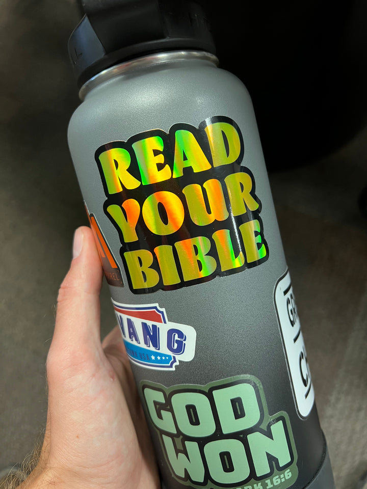 Read Your Bible Holographic Stickers