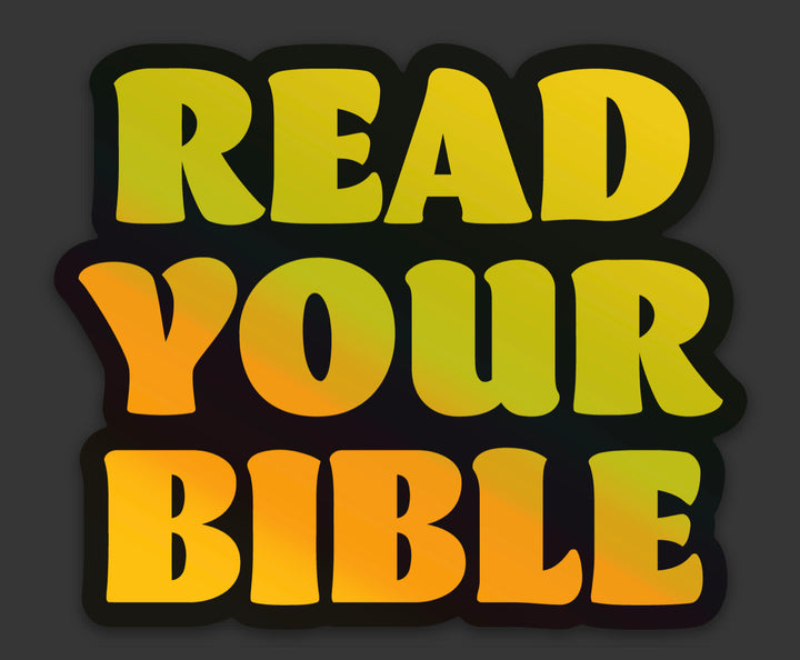 Read Your Bible Holographic Stickers